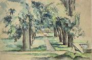 Avenue of Chestnut Trees at Jas de Bouffan Paul Cezanne